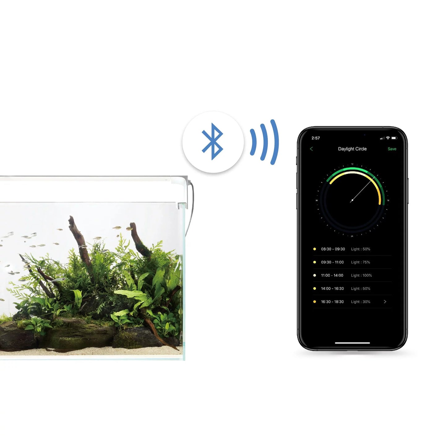 ONF THE FLAT ONE+ YW LED-Aufsatzleuchte