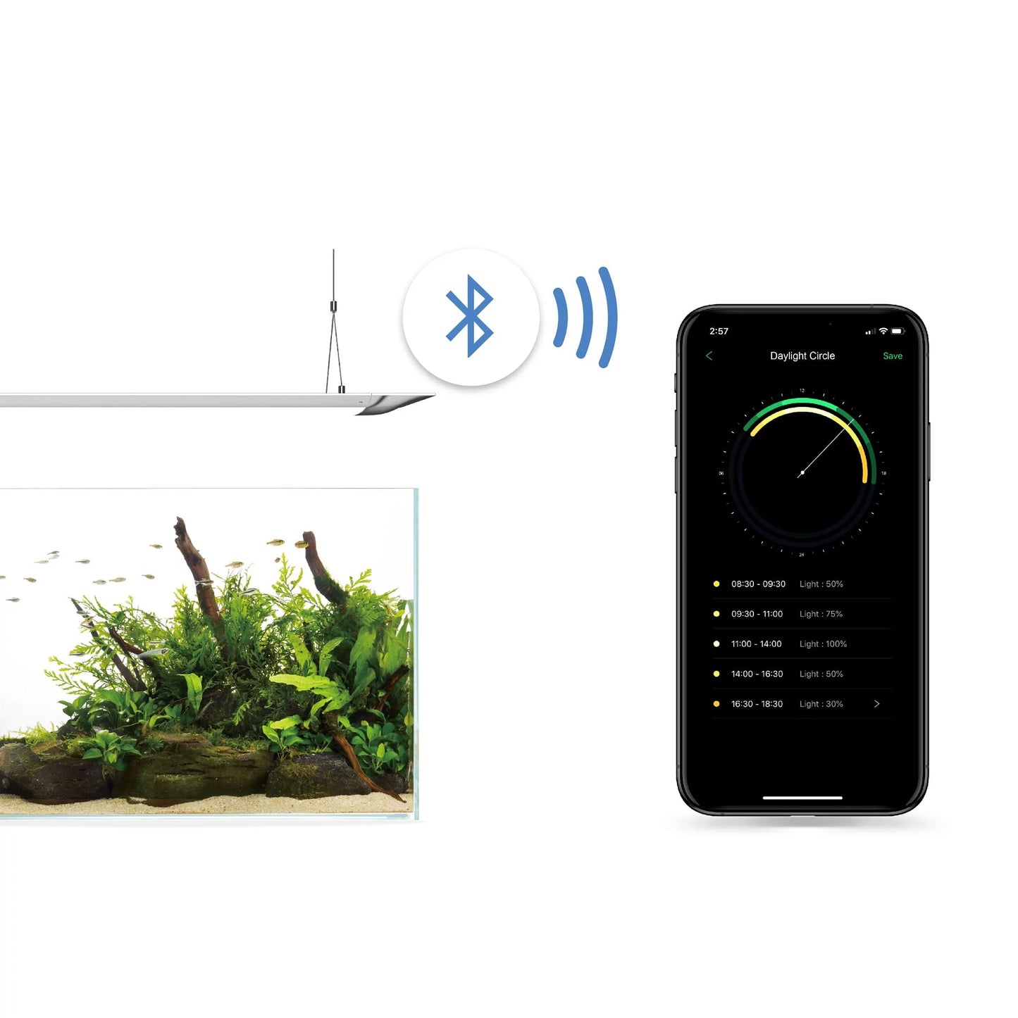 ONF THE FLAT ONE+ YW LED-Hängeleuchte